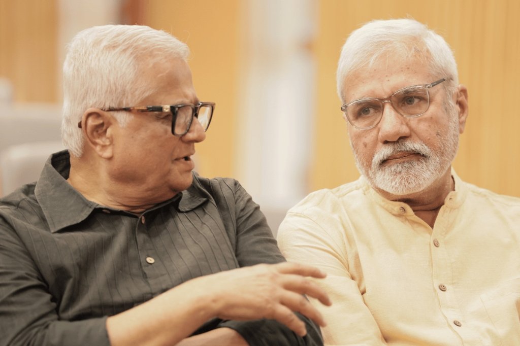 Two Men Discussing