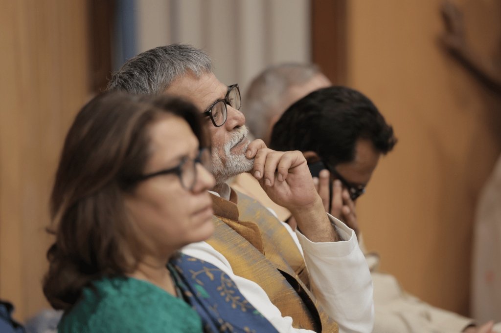 Woman listening attentively